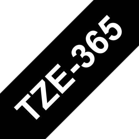 Brother Tape White on Black 36mm - TZE365